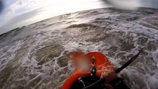 Kayak Surfing Shoreham By Sea - Nov15