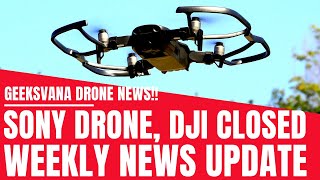Sony Drone – Coronavirus Closes DJI – Madrid Airport Drone – Geeksvana Weekly Drone News Update Ep2