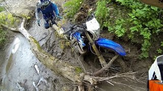 EnduroCross Training - KTM 250 & Yamaha WR450 Hardcore Terrain! - Polski Motovlog
