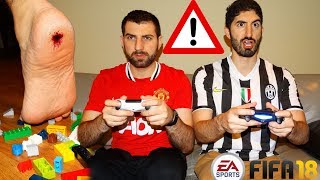 PAINFUL LEGOS FIFA 18 FORFEIT CHALLENGE (Pogba vs. Higuain)