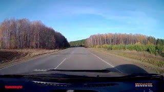 Красивый Чебулинский серпантин осенью и зимой