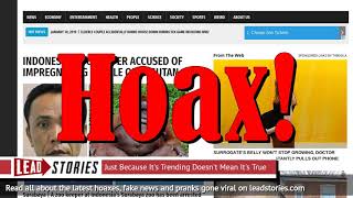 Fake News: Zoo Keeper NOT Accused of Impregnating Female Orangutan in Indonesia