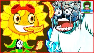 Игра Зомби против Растений  Герои от Фаника Plants vs zombies Heroes 3 .для детей.