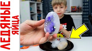 НАШЛИ В ЛЕСУ ЛЕДЯНЫЕ ЯЙЦА! Машинки внутри! МАШИНОЗАВР поселился в нашем лесу? ?