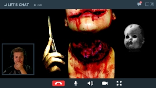 SCARY SKYPE CALL! - THIS VIDEO CHAT TURNED OUT INCREDIBLY CREEPY! - LET'S CHAT [HORROR GAME]