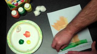 Painted Cross Craft Project for Kid