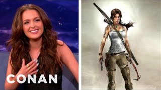 Camilla Luddington Died A Million Different Ways In "Tomb Raider" - CONAN on TBS