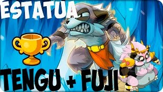 [DOFUS] Cavernas Gelifux: Tengu + fuji / logro estatua.