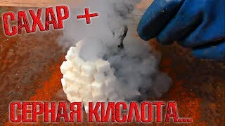 ❇️ Вулкан из САХАРА и СЕРНОЙ КИСЛОТЫ!!! Зрелищный эксперимент! ❇️