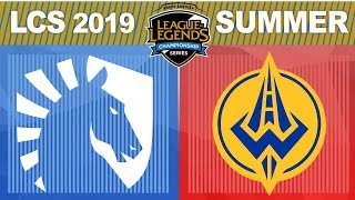 TL vs GGS - LCS 2019 Summer Split Week 4 Day 1 - Liquid vs Golden Guardians