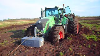 Fendt 939 Vario + TopDown 500 stuck, saving with JCB 535