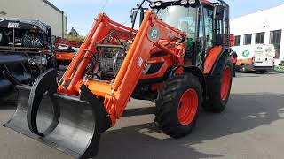 Traktor Kioti PX1053 s lesní nástavbou
