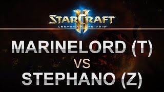 StarCraft 2 - LOTV 2017 - MarineLorD (T) v Stephano (Z) on Vaani Research Station