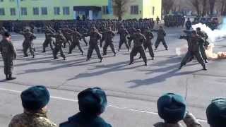 Казахстанская армия , набобранцы каторым 1 месяц. .KAZAKH ARMY,Қаз ақ әскері Парад