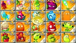 Plants vs Zombies 2 Mod: ALL PREMIUM MAX LEVEL POWER-UP! vs ANCIENT EGYPT FINAL BOSS