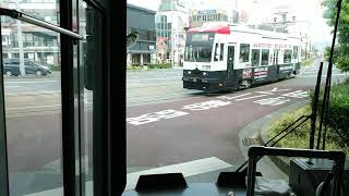 [豊鉄バス]懐かしのシリーズ13  CITYSHUTTLE塗装の乗合805前面映像