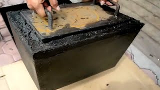 Amazing production of building materials from plastic bottles and garbage.