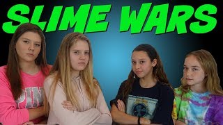 SLIME WARS TAYLOR & VANESSA VS KENDALL & MIMI || SLIME CHALLENGE || Taylor and Vanessa