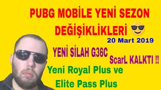 PUBG MOBİLE YENİ SEZON GÜNCELLEMELERİ 2019 - Pubg Mobile 20 Mart 2019 güncellemeleri