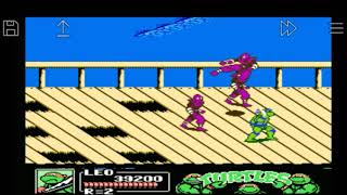 Jugando Tortugas Ninja III Clasico de Family en Android