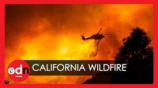 Huge Wildfire Erupts Across Southern California Prompting 500 Homes to be Evacuated