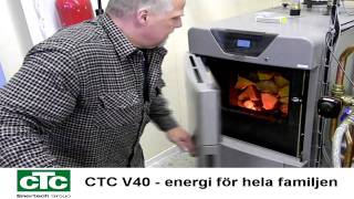 CTC V40 - Världens bästa vedpanna?