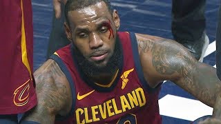 LeBron James Injury | Cavaliers vs Pacers - Game 6 | April 27, 2018 | 2018 NBA Playoffs