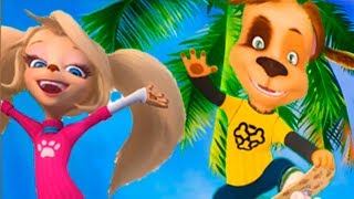 Барбоскины ИГРА Пляжные приключения - Скоро лето!