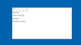Cubot X18 Firmware Download