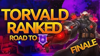 Paladins Torvald Ranked Game play 138K Shielding - (road to plat Finale!)