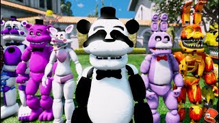 THE RETURN OF PANDA FREDDY ANIMATRONIC! (GTA 5 Mods FNAF RedHatter)