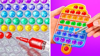 KIAT POP IT! || Ide Kerajinan dan DIY Penuh Warna yang Bisa Kamu Buat Sendiri oleh 123 GO Like!