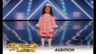 Sophie Fatu: The CUTEST 5-Year-Old Audition Ever! | America's Got Talent 2018