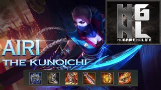 Arena of Valor | Airi Jungle Guide(+Gameplay) Custom Build | by NGNL Mojo [HD]