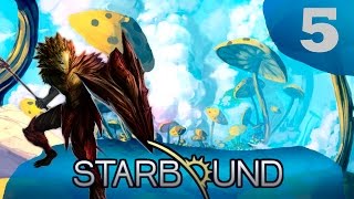 Прохождение Starbound (v.Upbeat Giraffe) #5 - Песчанная буря и нефть
