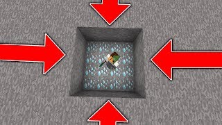 WALLS SLOWLY CLOSE on XRAY HACKER TROLL! (Minecraft Trolling)