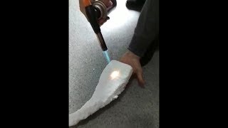 Испытание теплоизоляционных материалов при температуре 900 гр.
