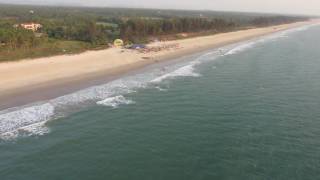 Majorda Beach с высоты птичьего полета. Гоа