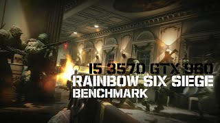 Rainbow Six Siege [i5 3570, GTX 960] Ultra Settings Benchmark