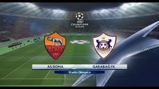 PES 2017 UEFA Champions League | FC Qarabag vs Roma (3-2) | Full Match Gameplay | HD 1080p