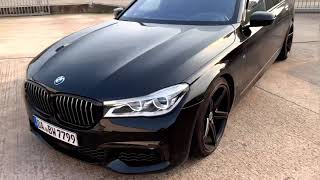BMW 7 er Series G12 Long G11 2018 2019 Full Black LoW 4k 1080 HD