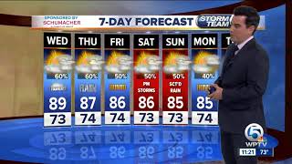 Latest Weather Forecast 11 p.m. Tuesday