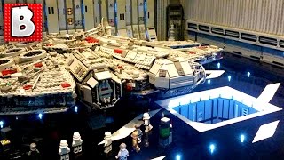 Huge Lego Star Wars Death Star Creation !!! Bricks LA 2016