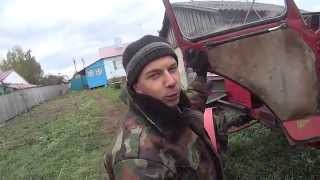 Запуск МТЗ-80 с помощью ПД-10 (пускача)