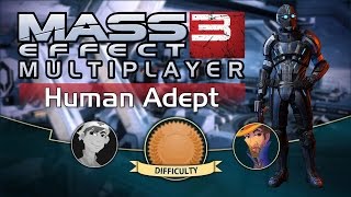 Mass Effect 3 Multiplayer - Human Adept | Firebase White (Bronze)