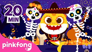 ¡Celebremos el Día de los Muertos con Tiburón Bebé! | +Recopilación | Pinkfong Canciones Infantiles