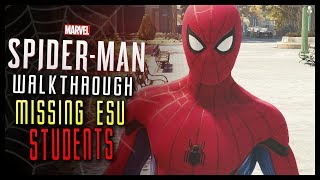 Spider-Man PS4 Walkthrough ESU Missing Students Quest FULL