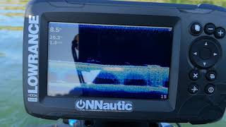 Downscan, lowrance hook2-5x splitshot