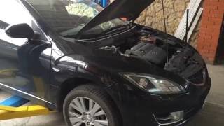 Как заменить лампу фары на Мазда 6  2007 год  Mazda 6
