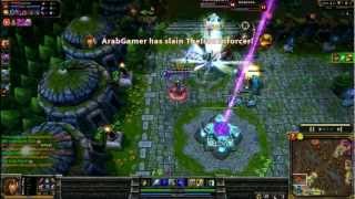 League Of Legends - Ashe 1v5 Pentakill (slow-motion)